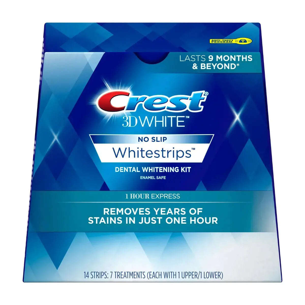 Whitening strips Crest 3D Whitestrips 1 Hour Express