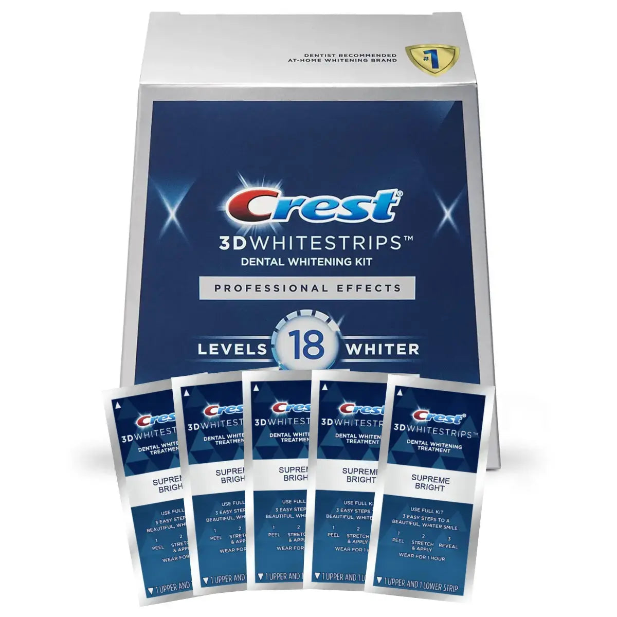 Whitening strips Crest Professional-Level 18 Whitestrips