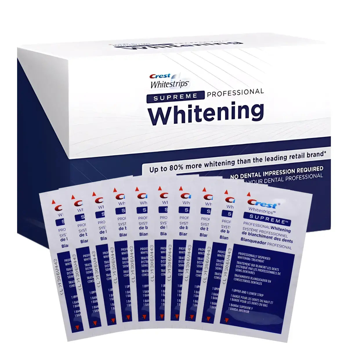 Whitening Strips Crest 3D Whitestrips Supreme Professional