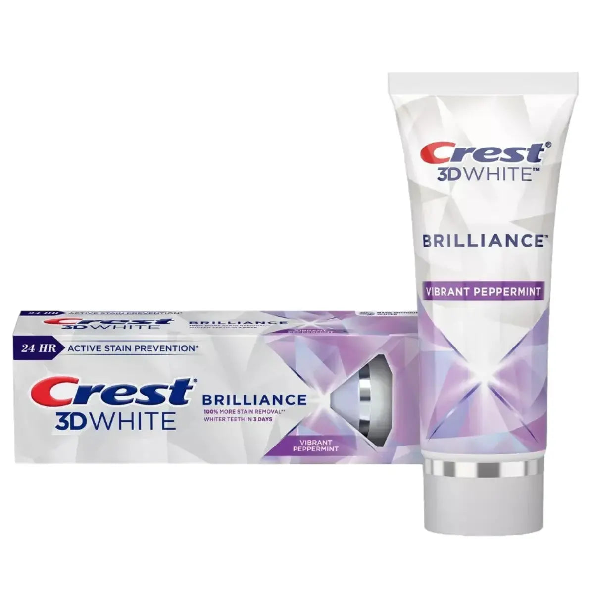 Toothpaste Crest 3D White Brilliance Vibrant Peppermint 99g