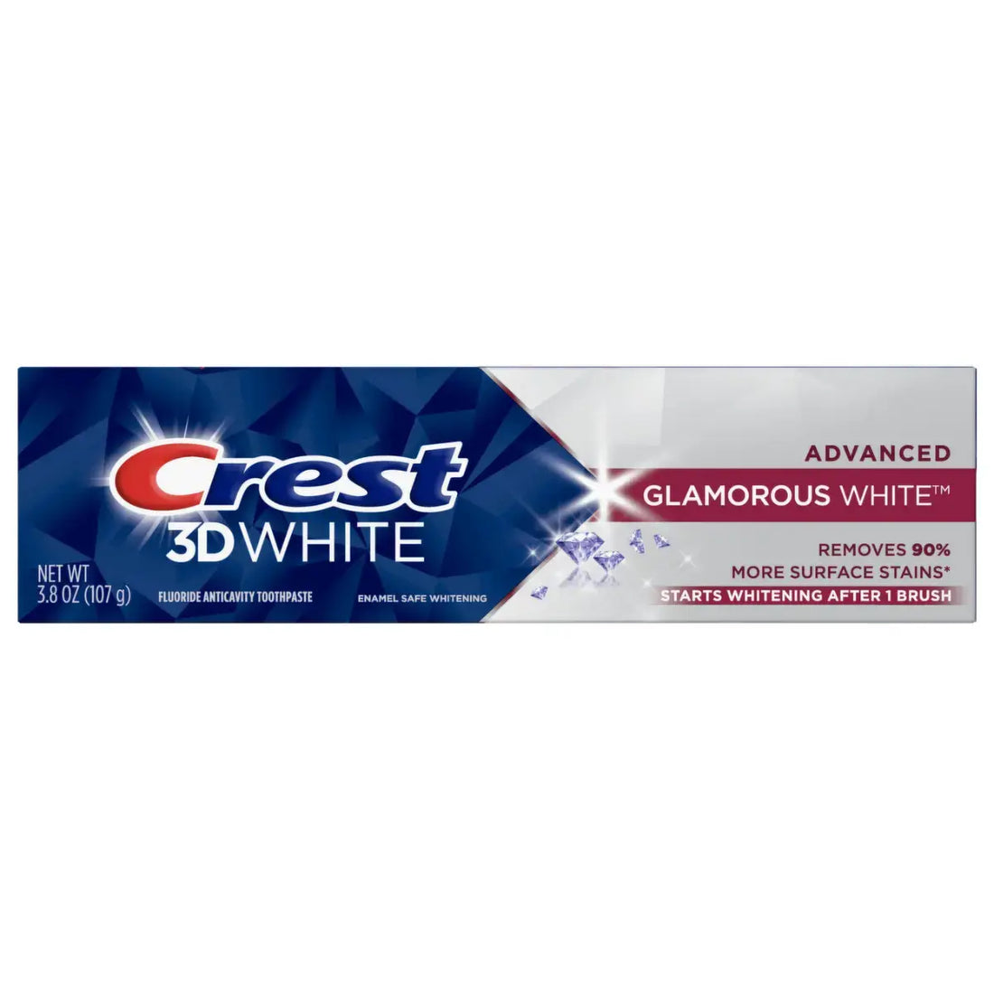 Toothpaste Crest 3D White Glamorous White 107g