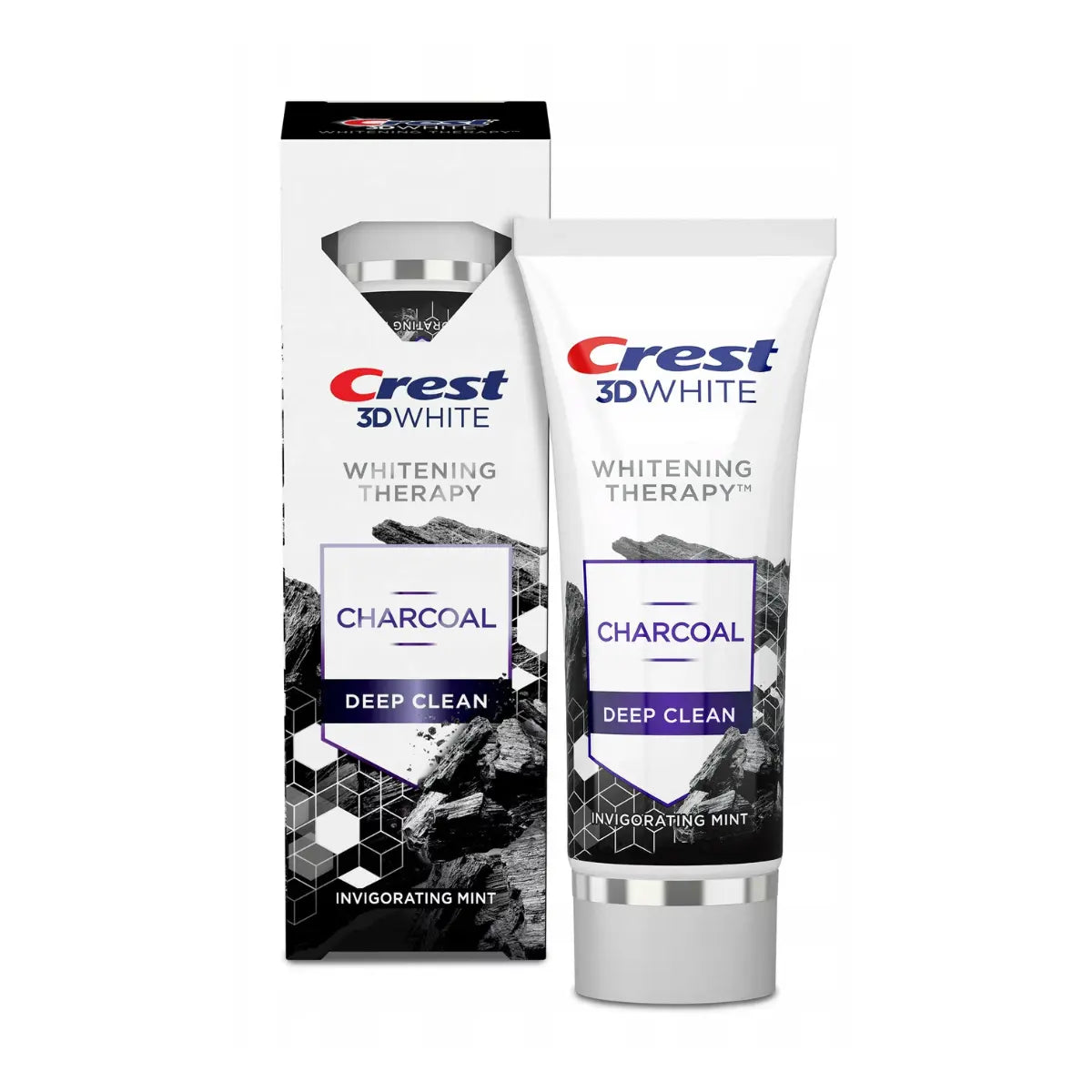 Toothpaste Crest 3D White Whitening Therapy Charcoal Deep Clean 99g