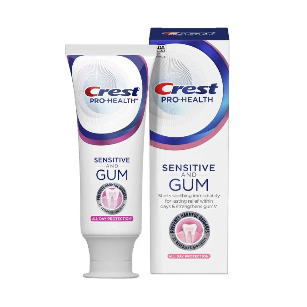 Toothpaste Crest Pro&amp;Health Sensitive And Gum All Day Protection 104g