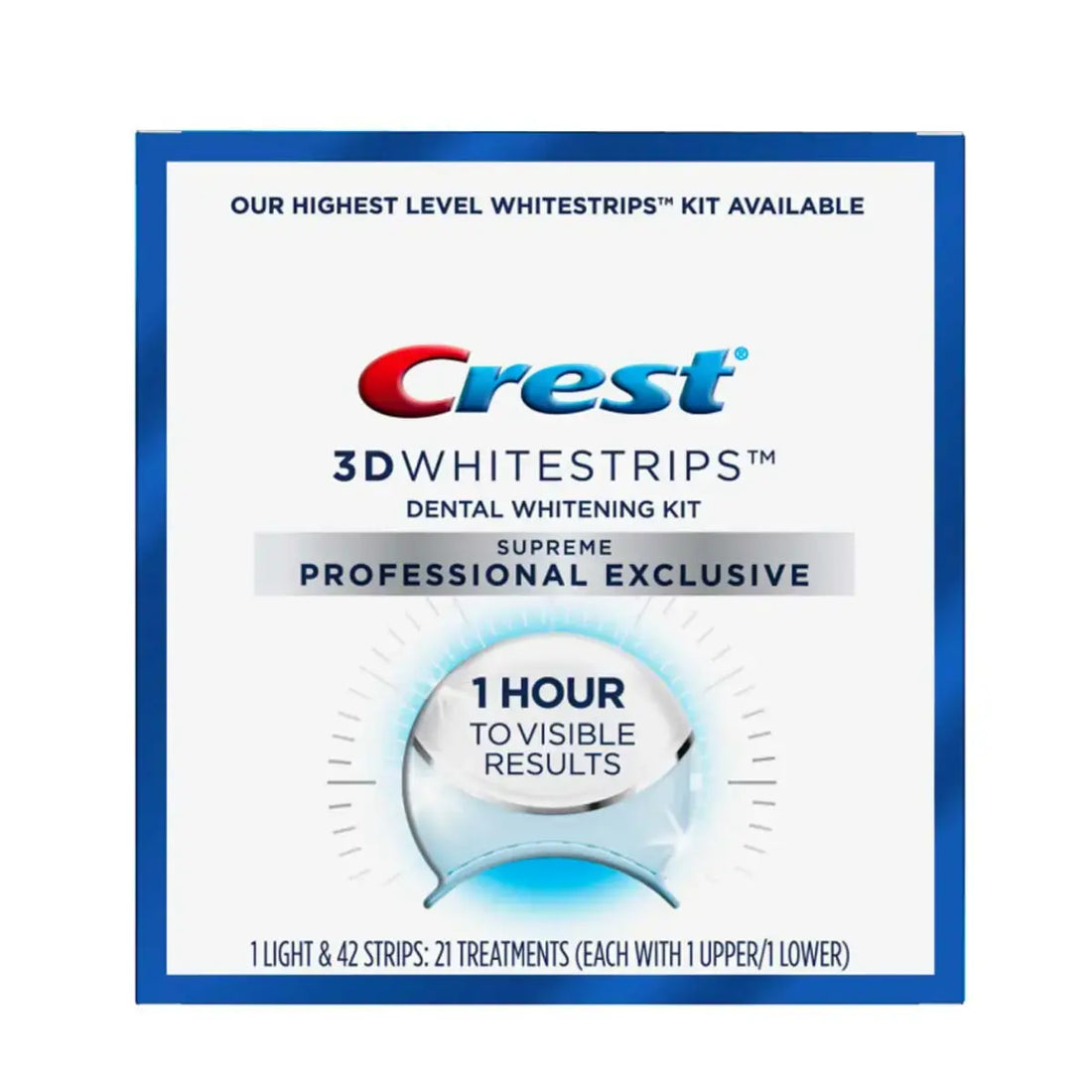 Whitening strips Crest Supreme Exclusive Dental Whitening LED