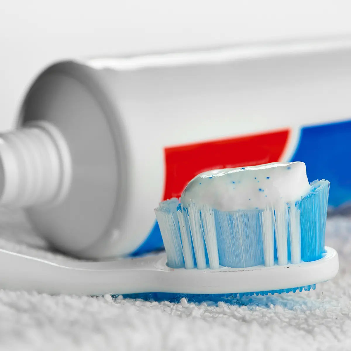 Toothpaste with toothbrush