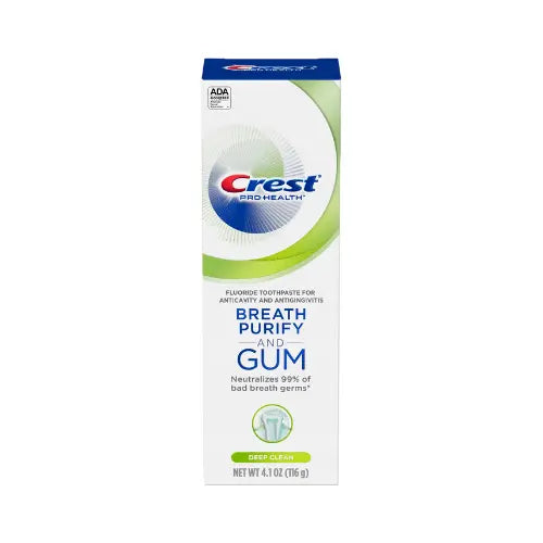 Toothpastes Crest Pro+Health Breath Purify And Gum Deep Clean 116g